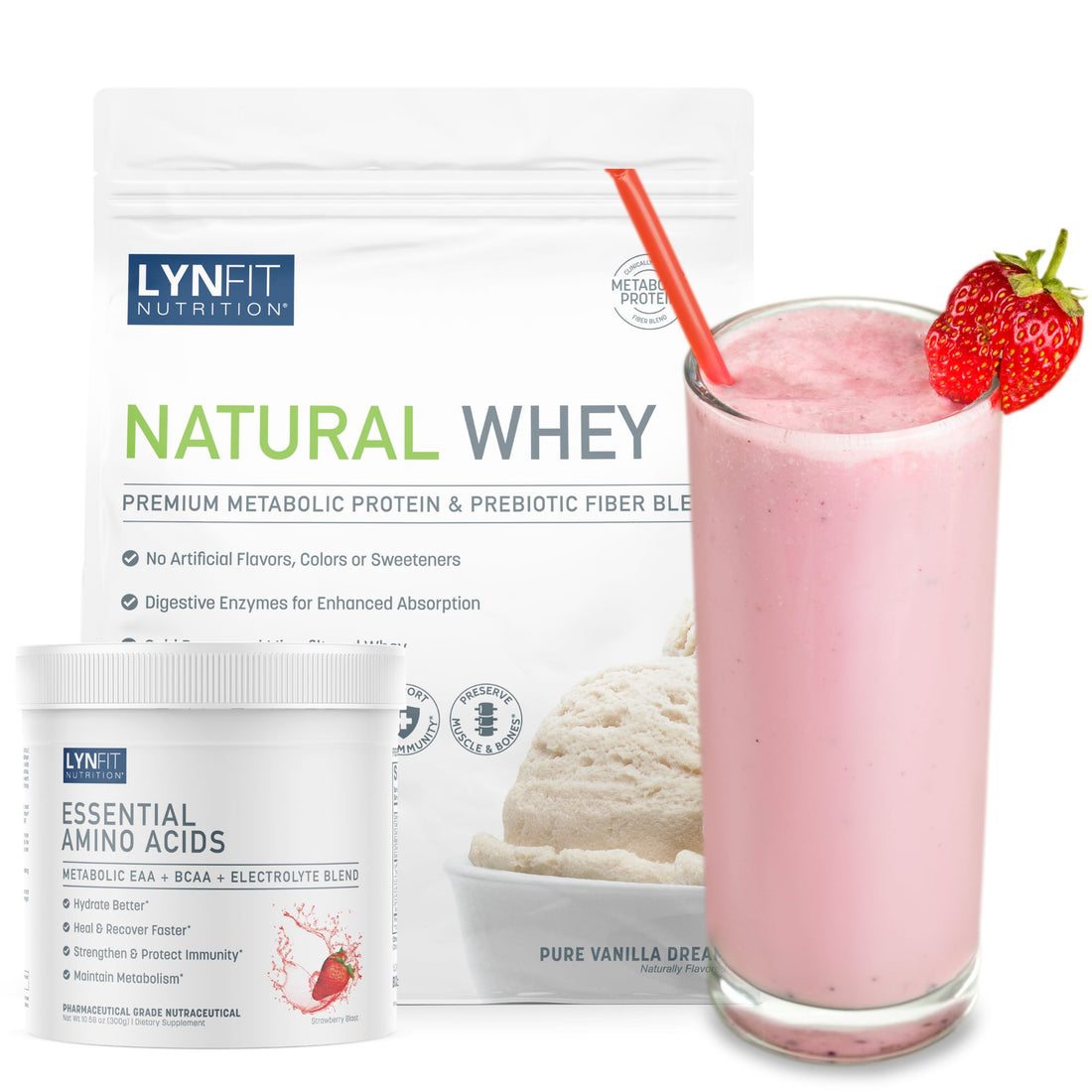 RECIPE: Strawberry Cream Protein Shake