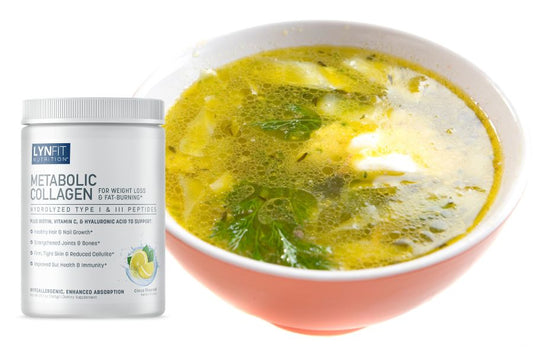 RECIPE: Super Collagen Spinach Lemon Chicken Soup For Your Metabolism