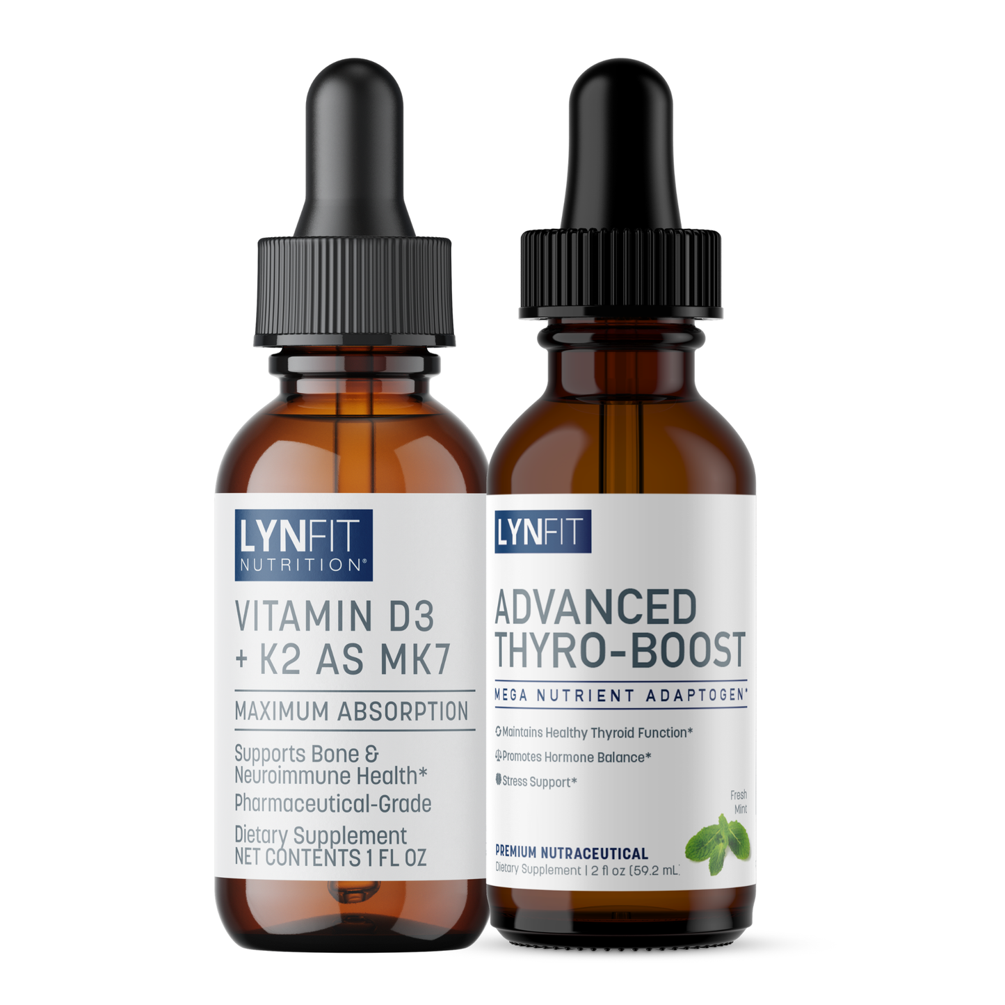 (1) Vitamin D3 + K2 Liquid + (1) Thyro-Boost | 2 pcs.