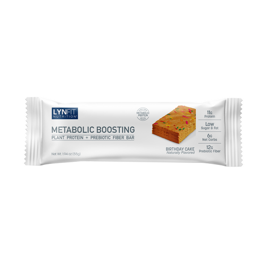 (60) Birthday Cake Plant-Based Lean Protein Bars with Prebiotic Fiber for Weight Loss, Fat-Burning and Immune Health | 60 pcs.