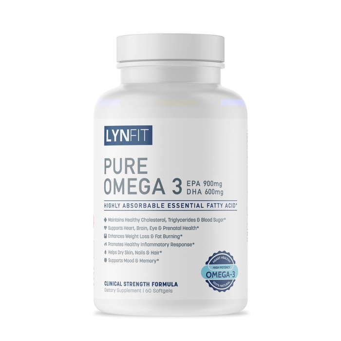 Pharmaceutical Grade Pure Omega-3 Concentrated Fish Oil with 600 DHA and 900 EPA