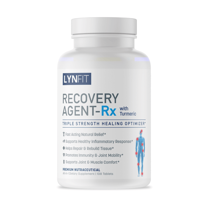 Recovery Agent w/ Turmeric Extra Strength Natural Anti-Inflammatory, Pain Relief, Joint Health, & Liver Protector