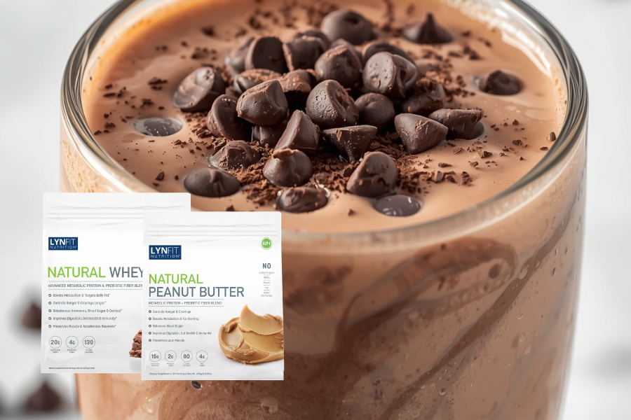 3-Ingredient Peanut Butter Chocolate Milkshake