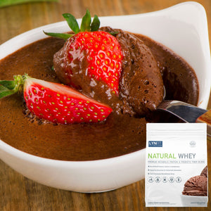 RECIPE: Chocolate Cream Protein Covered Strawberries (Chocolate Protein Cold Foam) 