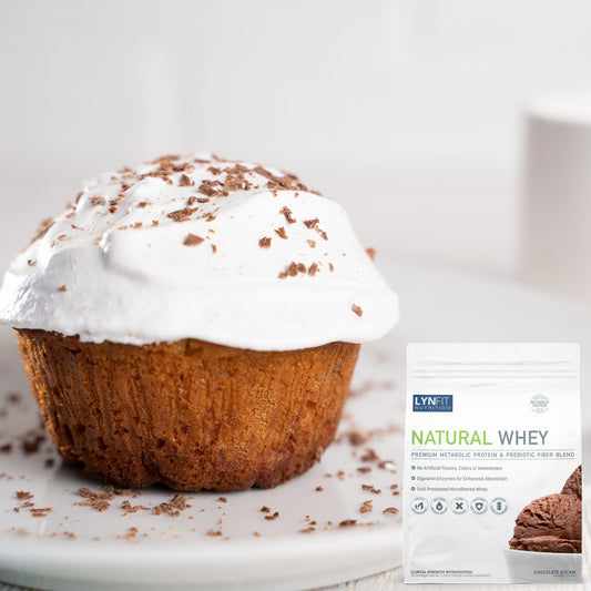 RECIPE: Clean Keto Chocolate Chip Cupcakes with Cold Foam Frosting