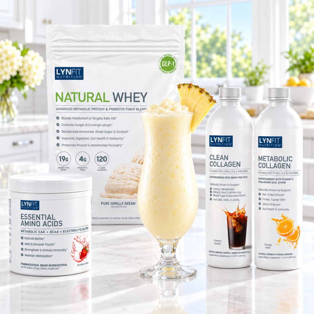 Morning Healthy Hydration, Hair, Skin, and Nail Mocktail
