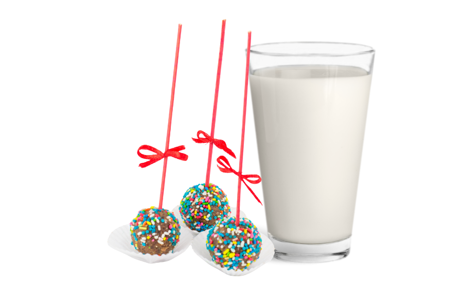 Santa's Favorite Protein Balls & Merry Lactose-Free Milk