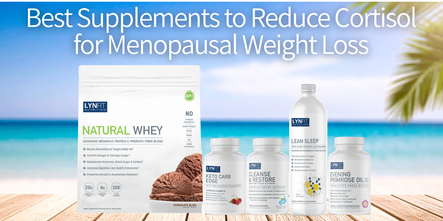 DIY 3-pc. Cortisol-Reducing Menopausal Weight Loss Nutrient Stack | (1) Chocolate Bliss Natural Whey Protein + (2) Selections3 pcs.