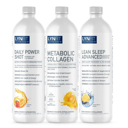 Boost Energy, Weight Loss, & Hair Regrowth Stack w/ (1) FREE Lean Sleep Advanced Liquid