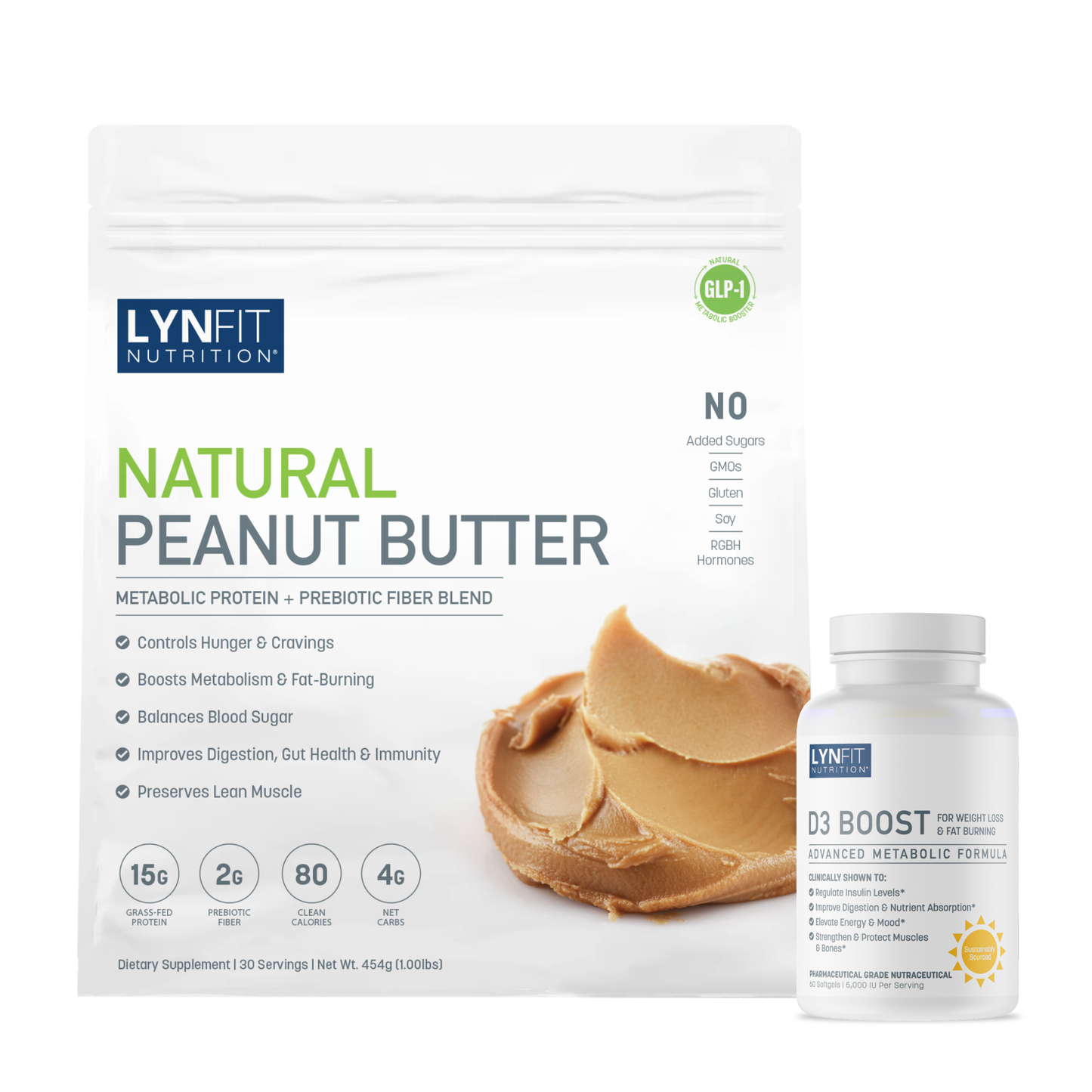 BOGO: Buy (1) Peanut Butter Protein Powder & Get (1) FREE 5-HTP Lean | 2 pcs.