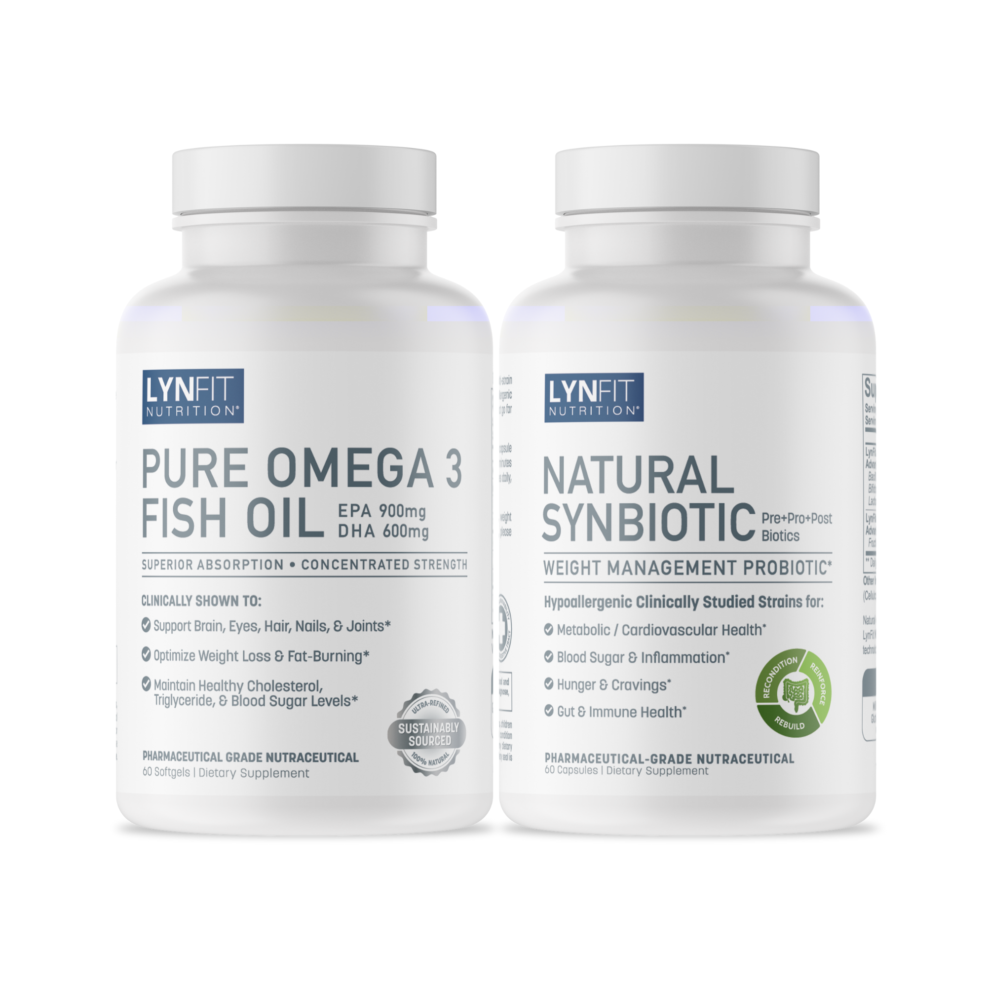 FREEBIE FRIDAY Buy (1) Pure Omega 3 & GET (1) FREE Synbiotic Fiber