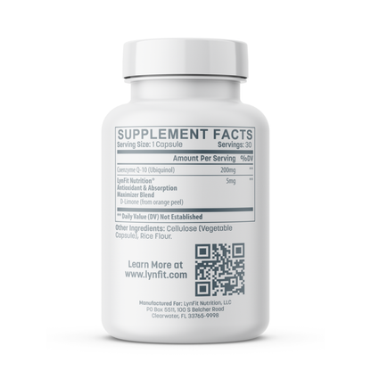 CoQ10 Advanced Superior Absorption Ubiquinol for Cellular Energy, Antioxidant Support Circulation, Heart Health + Neuroprotection