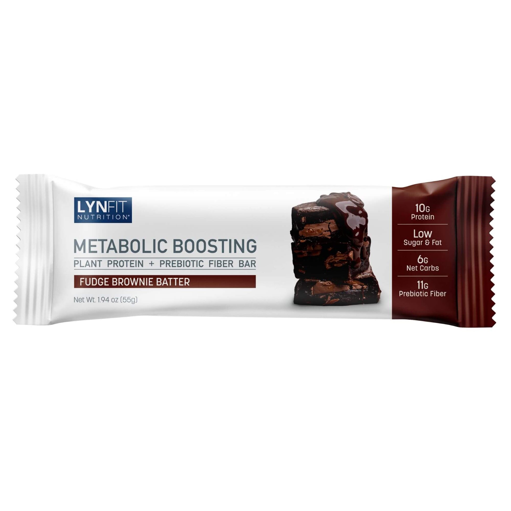 Plant-Based Lean Protein Bars with Prebiotic Fiber for Weight Loss, Fat-Burning and Immune Health