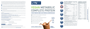 Vegan Metabolic Complete Protein Powder with Prebiotic Fiber Superfood Blend for Weight Loss, Fat-Burning, & Immune Health