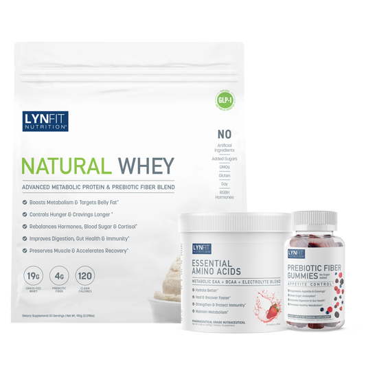 Metabolic Boosting Protein & Fiber Stack | (1) Protein & (1) Sugar-Free Prebiotic Fiber Gummies | 2 pcs.