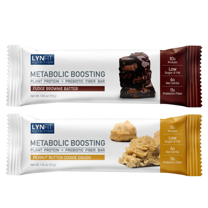 Plant-Based Lean Protein Bars with Prebiotic Fiber for Weight Loss, Fat-Burning and Immune Health
