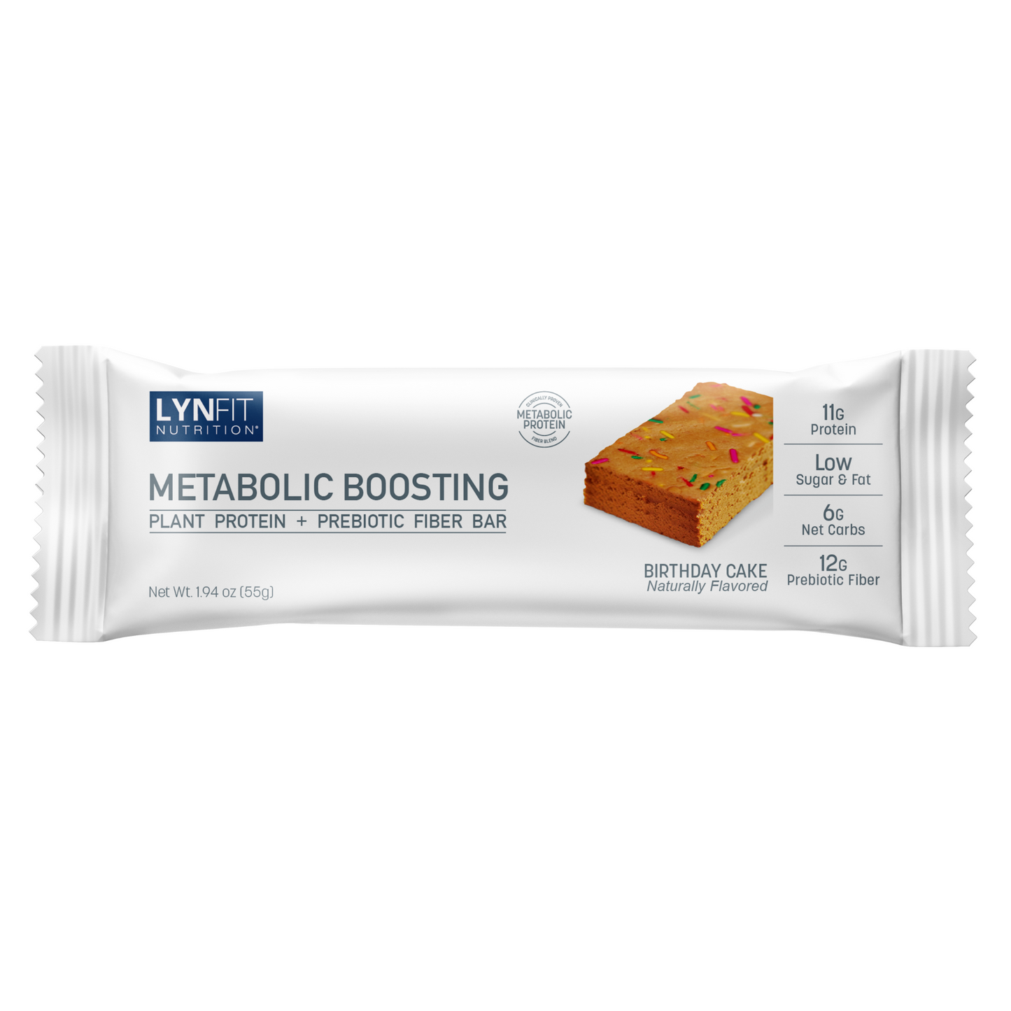 Plant-Based Lean Protein Bars with Prebiotic Fiber for Weight Loss, Fat-Burning and Immune Health