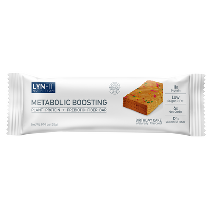 Plant-Based Lean Protein Bars with Prebiotic Fiber for Weight Loss, Fat-Burning and Immune Health