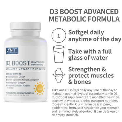 Advanced Bioidentical Vitamin D3 Boost (5,000IU) Gel Capsules