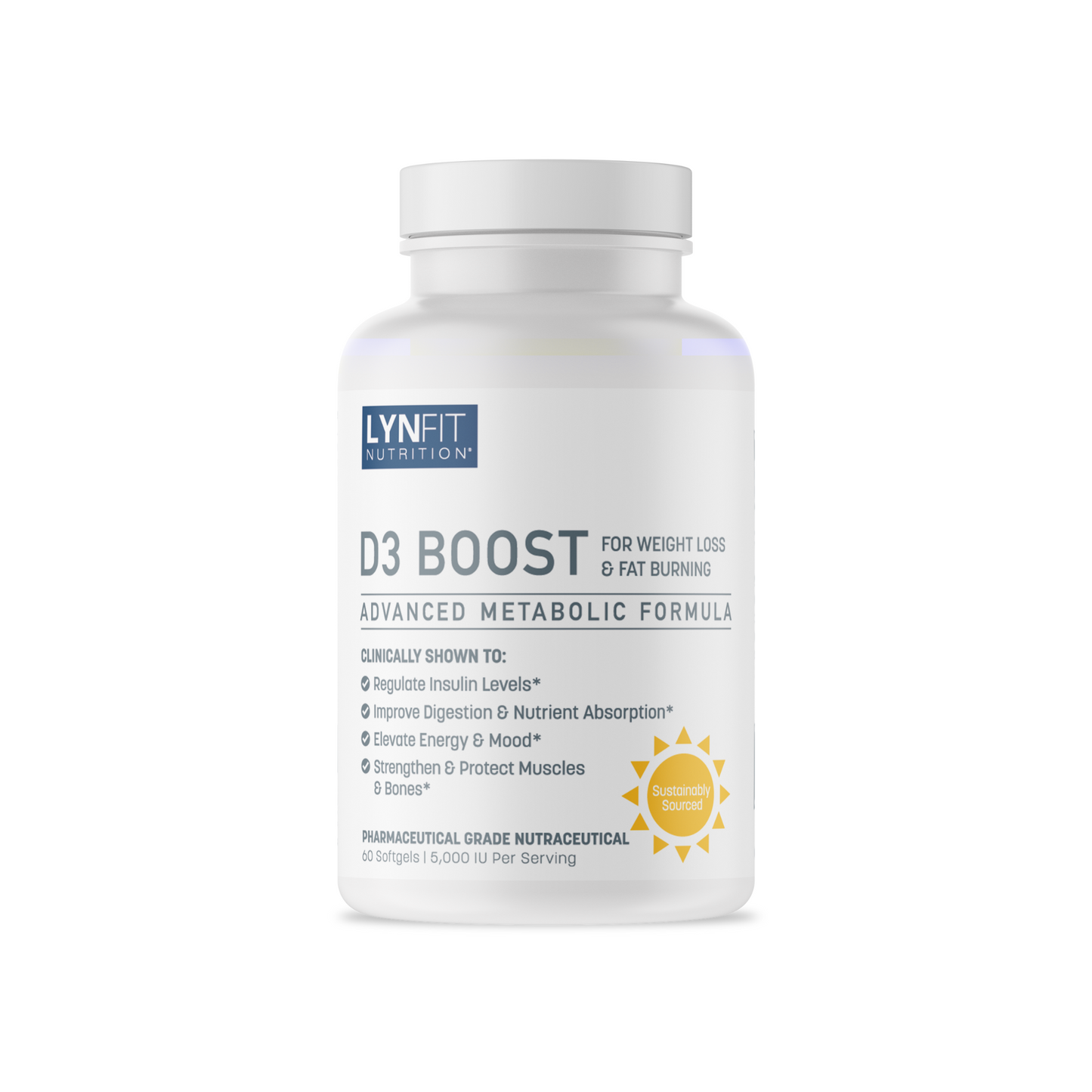 Advanced Bioidentical Vitamin D3 Boost (5,000IU) Gel Capsules