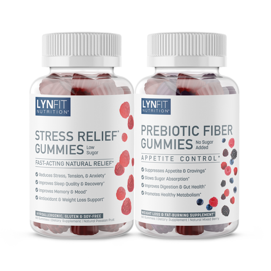 Buy (1) Stress Relief Gummies & Get (1) FREE Prebiotic Fiber Gummies! | 2 pcs.