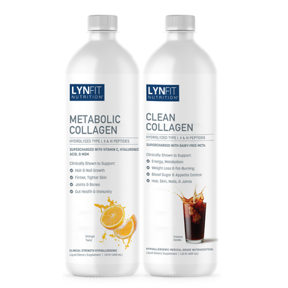 Liquid Collagen Stack | (1) Metabolic Collagen Liquid (1) Clean Collagen Liquid | 2 pcs.
