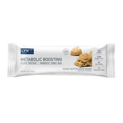 Plant-Based Metabolic Boosting Protein Bars with Prebiotic Fiber + Omega 3 for Weight Loss, Fat-Burning, + Hunger Control