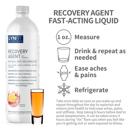 Recovery Agent Liquid Extra-Strength Natural Inflammatory w/Glutamine