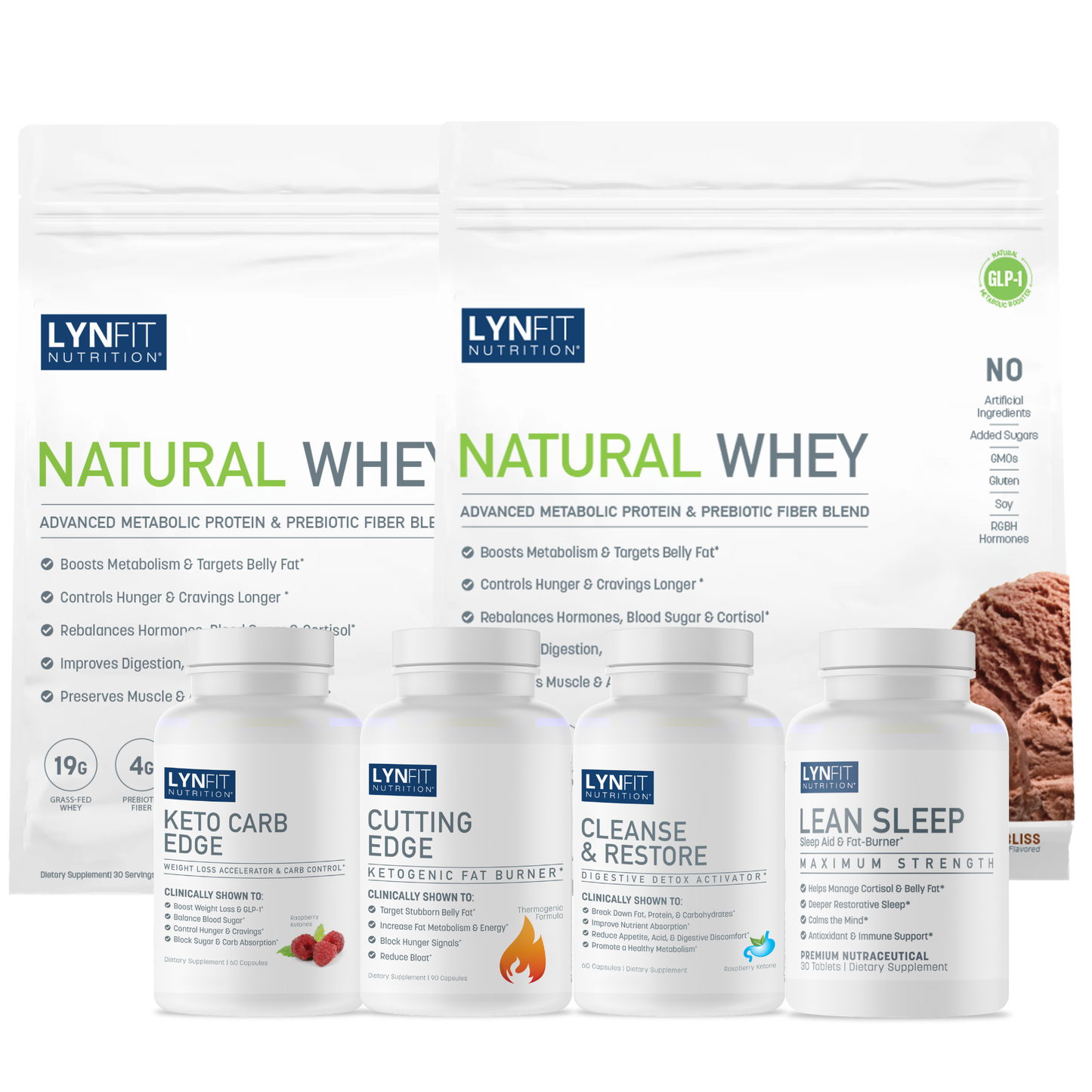 Maximum Strength Weight Loss Quick Keto Metabolic Reset Lose 1 Pound A Day, Burn Belly Fat, Glucose & Cravings Control w/ (1) FREE Lean Sleep | 6 pcs.