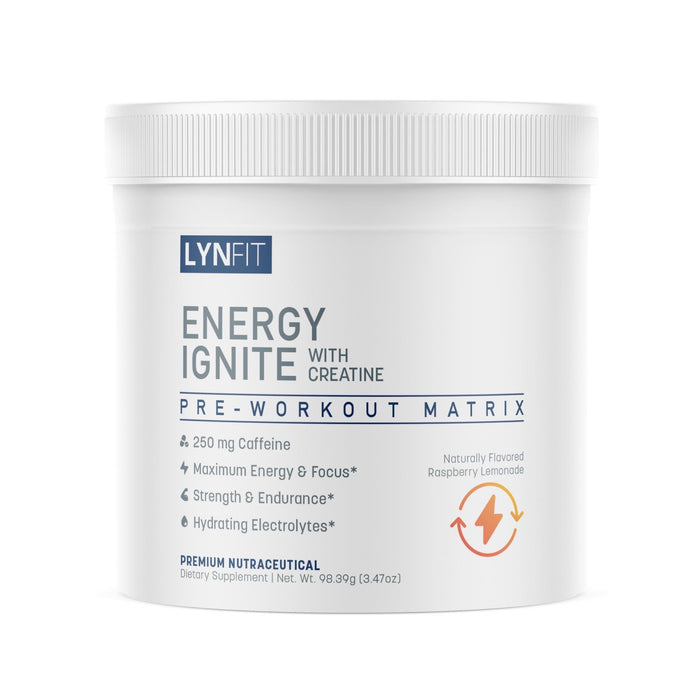 LAST CHANCE SALE (3 pcs.): (3) Energy Ignite Plant-Powered Pre-Workout Energy with Creatine, Keto Friendly