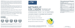 Metabolic Collagen Powder for Weight Loss & Fat-Burning | 30 Servings