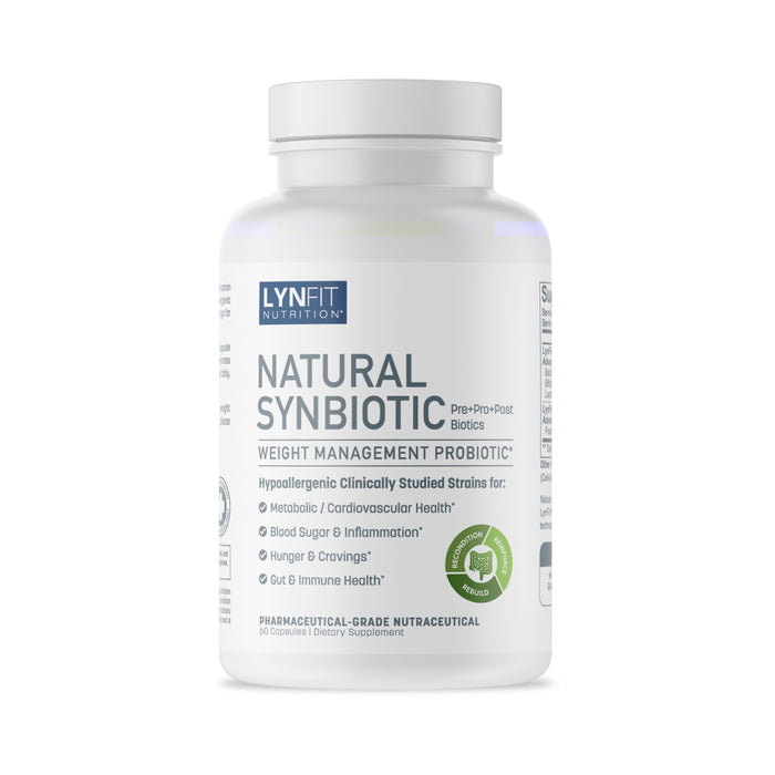Natural Synbiotic Pre+Pro+Post-Biotics 3-in-1 Formula for Weight Loss, Blood Sugar & Bloat Control, Rebalanced Gut Health