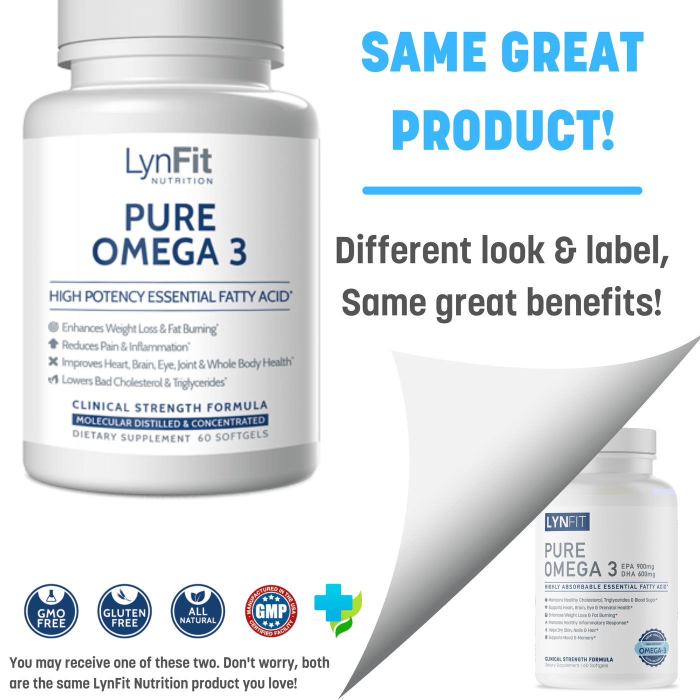 Pharmaceutical Pure Omega-3 with 600 DHA and 900 EPA | Molecular – LynFit Nutrition